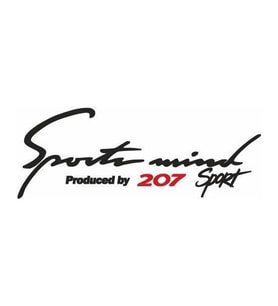 207 Sports Mind Oto Sticker 30 cm x 11 cm yazı 353