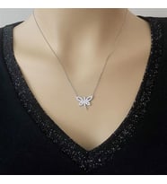 Şirin Yusufcuk Rodium Kaplama Gümüş Kolye (Karışık)