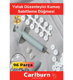 Özel Üretim Yorgan Kılıfı Çarşaf Tutucu Sabitleyici Yatak Düzenleyici Kumaş Sabitleme Düğme 96 Adet