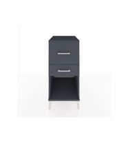 Kronos Komodin 2 Çekmeceli 44x59x96 Antrasit-Antrasit
