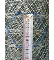 Bahçe Çit Teli 120 cm x 20 mt - 1,90 mm Kalınlık 8x8 Geniş GÖZ (Gri)