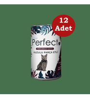 Perfect Kuzu Parça Etli Kedi Konservesi 400 gr x 12 Adet