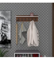 Kenzlife elbise askılığı askılık vettini cvz 20*070*12 siyah 6 adet askı portmanto (Karışık)