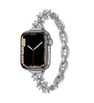 Apple Watch 42mm Uyumlu Kordon Metal Şık Luxury Tasarım Zore KRD-104 Kayış