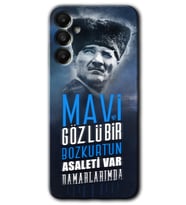 Galaxy A05s Kılıf HD Desen Baskılı Kılıf - Bozkurt Atatürk