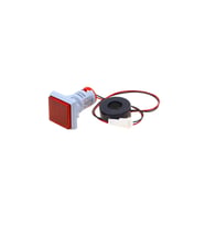 22mm Dijital Voltmetre-Ampermetre Kare AC 60-500V 0-100A Kırmızı