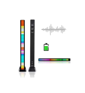 Rgb Çubuk Sese Duyarlı Ekolayzer (şarjlı-taşınabilir) Sese Duyarlı Ekolayzer