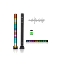 Rgb Çubuk Sese Duyarlı Ekolayzer (şarjlı-taşınabilir) Sese Duyarlı Ekolayzer
