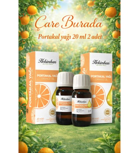 ÇareBurada Portakal Yağı 20 ml 2 Adet