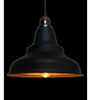 RİOLİGHT RETRO SİYAH İÇİ ALTIN BAKIR ASKILI TEKLİ SARKIT