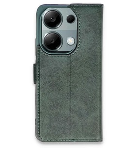 Newface Xiaomi Redmi Note 13 Pro 4G Kılıf Trend S Plus Kapaklı Kılıf - Yeşil