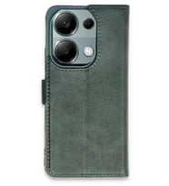 Newface Xiaomi Redmi Note 13 Pro 4G Kılıf Trend S Plus Kapaklı Kılıf - Yeşil