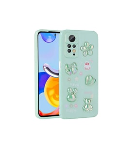 Xiaomi Redmi Note 12 Pro 4G Uyumlu Kılıf Kabartma Figürlü Parlak Zore Toys Silikon Kapak