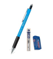 Uçlu Kalem Açık Mavi 0.7 Grip 1347 Faber 120 li Uç ve Sınav Silgisi Versatil Uçlu Kalem 0,7 1 Adet 