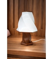 Modern Dekoratif Abajur  LED Ampul Masa Lambası  Geometrik Tasarım