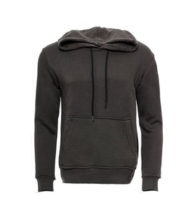 Kapşonlu Cepli Düz Yeşil Erkek Sweat - Wessi