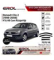 Renault Clio 2 (1998-2008) 4'lü Mugen Cam Rüzgarlığı
