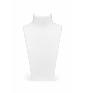 Akrilik Takı Standı - Kolye, Küpe ve Set Teşhirlik Organizatör, Kolye Standı 19x30 cm. Beyaz