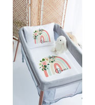 %100 Delux Pamuk Isme Özel 70x120 Park Yatak Nevresim Takımı