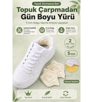 Taç Şekilli Ayakkabı Topuk Arkası Vurma Önleyici ve Daraltma Pedi