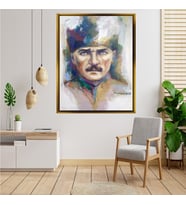 ÇERÇEVELİ ATATÜRK TABLO S474