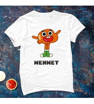 Gumball Tişörtü ( Çocuk - Büyük ) Kişiye Özel