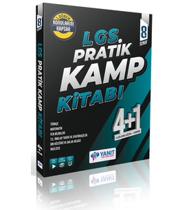 Yanıt Yayınları 8. Sınıf Pratik Kamp Kitabı 4+1 1.Dönem