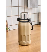 Adent Çelik Sızdırmaz Termos 800 Ml Gold (Krem)