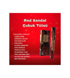 Red Sandal ( Kırmızı Sandal ) Tütsü 120 Çubuk