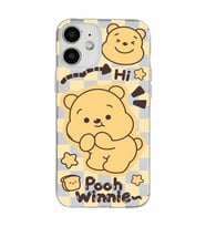 Iphone 12 Uyumlu Winnie The Pooh Desenli Şeffaf Telefon Kılıfı
