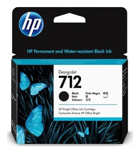 HP 712 Black Siyah 80ML Plotter Kartuşu 3ED71A