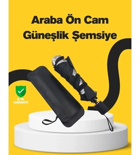 Pratik Ön Cam Güneşliği – Geniş Kapsama Alanı, Kolay Saklama
