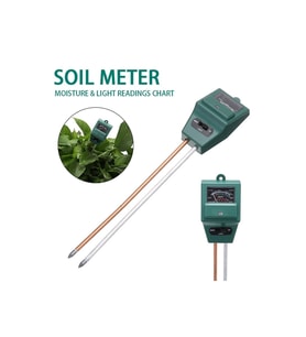 3in1 Toprak Su Nem Ph Ölçer Asitliği Güneş Işığı Test Cihazı