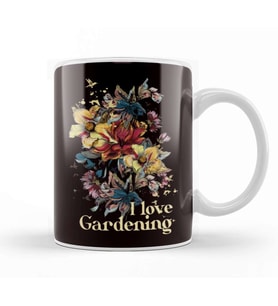 Love Gardening Gardener Garden Botanical Landscaper Plants Kupa Bardak Porselen