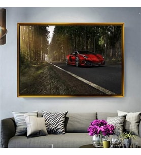 Altın Çerçeveli dekoratif tablo l435 (Gold)