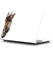 MacBook Air 13 İnç Kılıf Uyumlu A1369-A1466 Sert Hardcase Koruyucu İnce Hafif Çizilmez Darbe Emici Kapak Beyaz