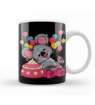 Balloon Funny Koala Kids Birthday Koala Masque Kupa Bardak Porselen