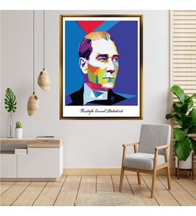 ÇERÇEVELİ ATATÜRK TABLO S407