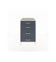 Kronos Komodin 4 Çekmeceli 60x59x96 Aytaşı-Antrasit