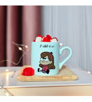 Mabel & Dipper Tasarımlı Kişiye Özel Yeşil Türk Kahvesi Fincanı