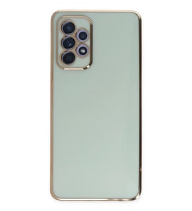 Newface Samsung Galaxy A52 Kılıf Volet Silikon - Açık Yeşil