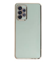 Newface Samsung Galaxy A52 Kılıf Volet Silikon - Açık Yeşil