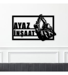Kişiye Özel İnşaat Temalı Dekoratif Tablo