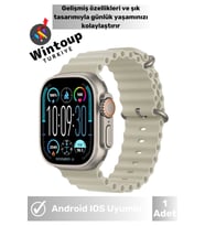 Honor&Poco&General Mobile Uyumlu Akıllı Saat Kadın Erkek