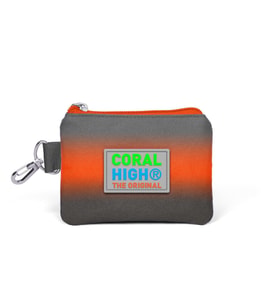 Coral High Kids Gri Turuncu Renk Geçişli Bozuk para Çantası 21848