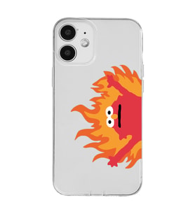 Iphone 12 Uyumlu Elmo Tasarımlı Şeffaf Telefon Kılıfı