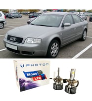 Audi A6 C5 Led Xenon Kısa Far Ampulü H1 Mono Yeni Seri Beyaz 1997-2005