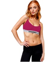 Yohannes Club, Kadın Pamuklu,  Bralet Sütyen, Renk Seçenekli, Tekli Paket (Pembe)