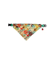 Cocopet Desenli Ayarlanabilir Fular Bandana Kedi Tasması