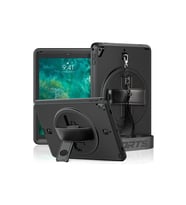 Apple iPad 5 Air 9.7 Kılıf Strap-C Otterbox Tablet Kapak - Siyah